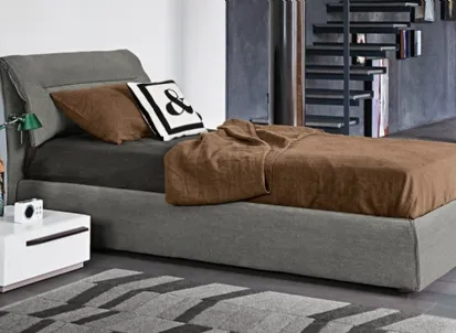 Letto singolo con box contenitore Campo di Bonaldo