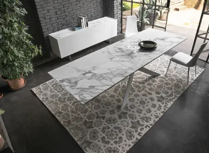 Madia Horizon in laccato Bianco di Calligaris