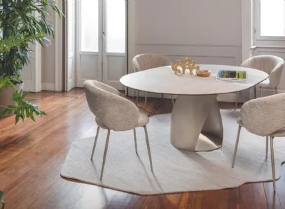 Sedia Anime in tessuto imbottito di Calligaris