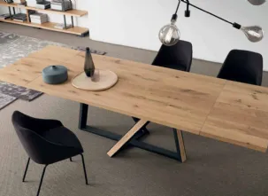 Tavolo di design allungabile in legno Wien di Alta Corte