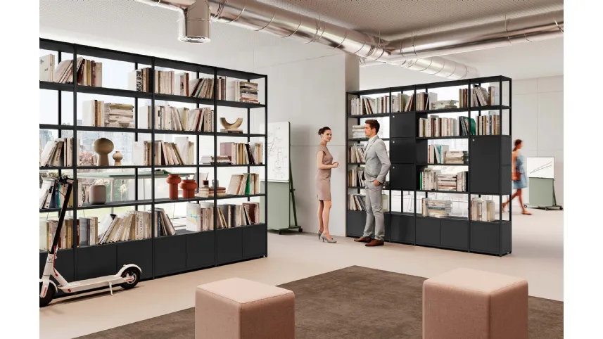 Libreria Cubo Smart di Las Mobili